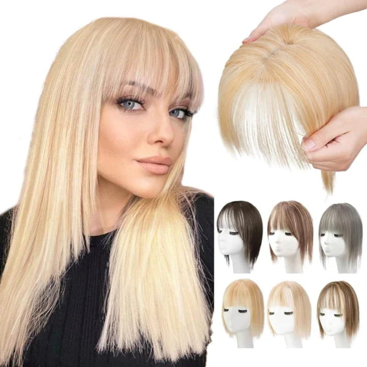 Stornfield | Natural Hairpiece with Bangs for Women