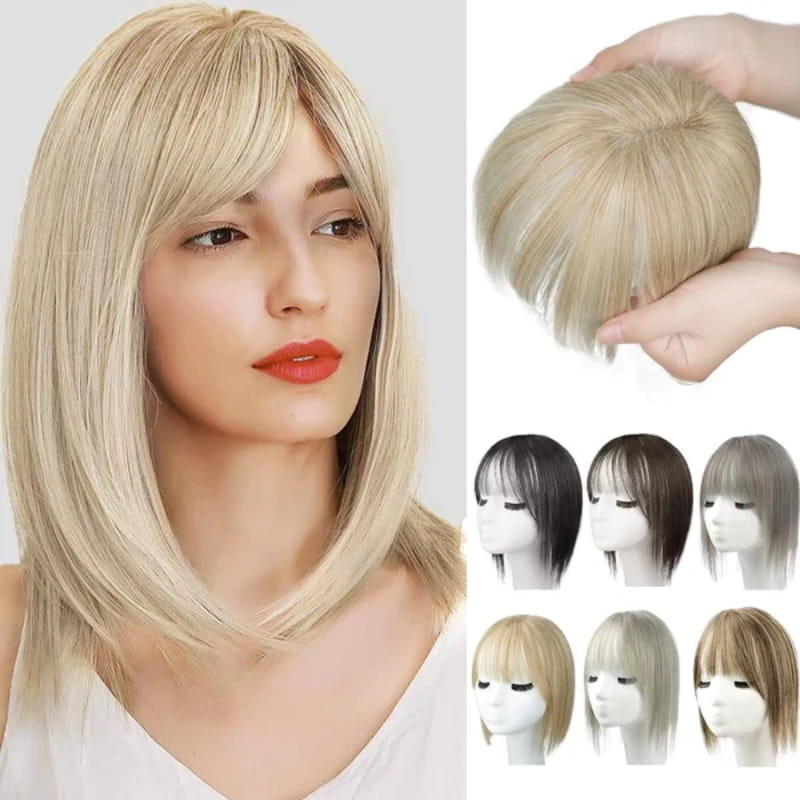 Stornfield | Natural Hairpiece with Bangs for Women