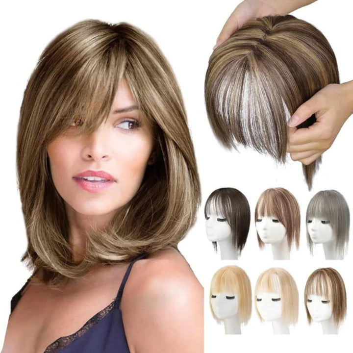 Stornfield | Natural Hairpiece with Bangs for Women