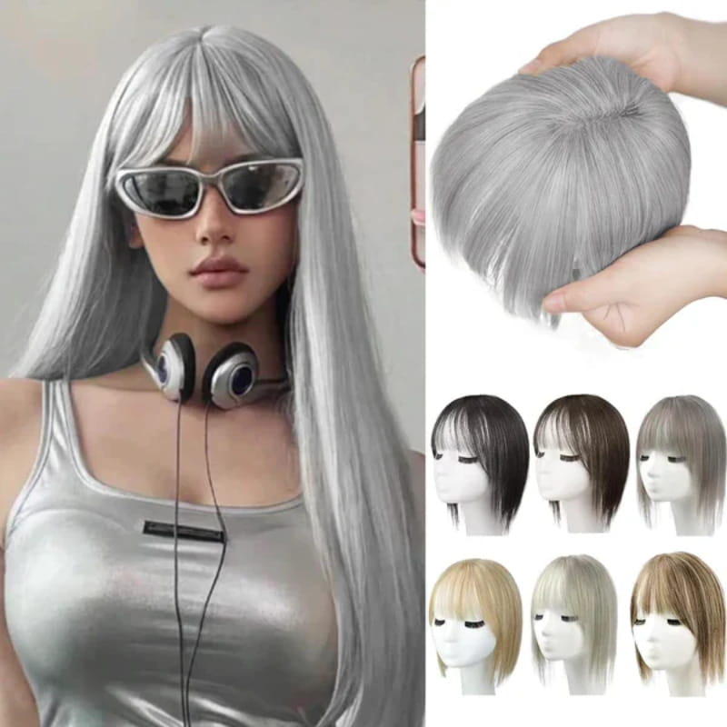 Stornfield | Natural Hairpiece with Bangs for Women