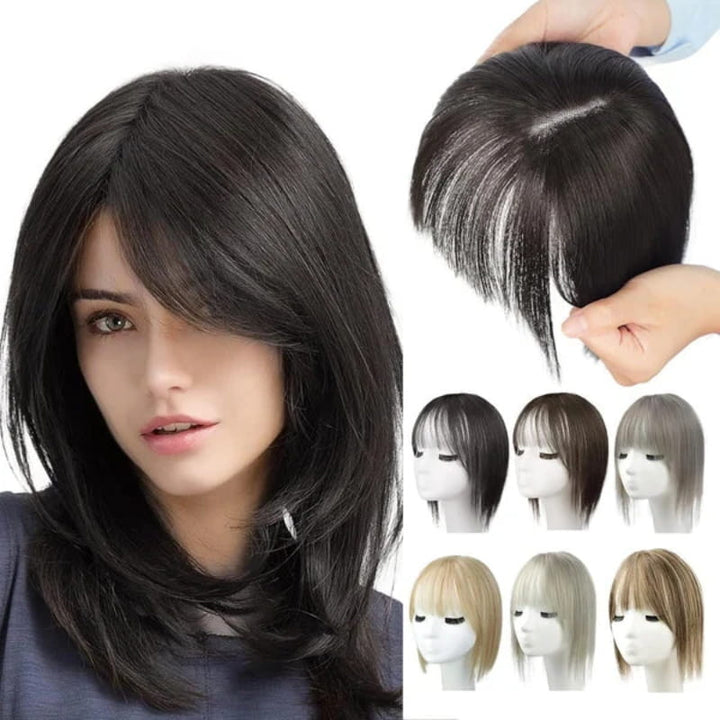 Stornfield | Natural Hairpiece with Bangs for Women