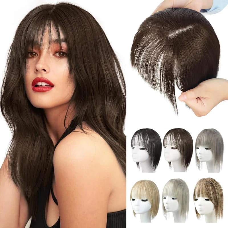 Stornfield | Natural Hairpiece with Bangs for Women
