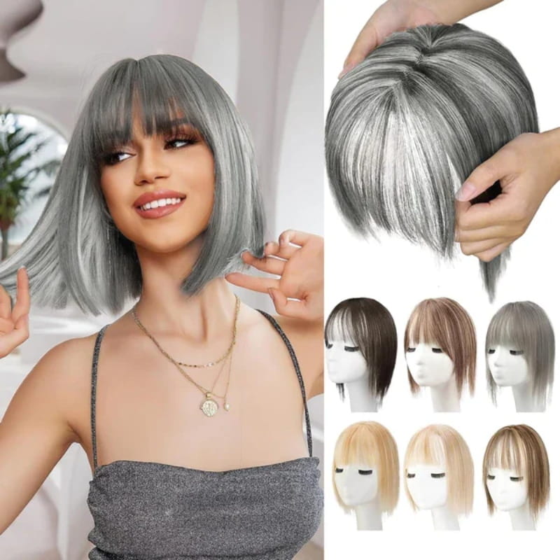 Stornfield | Natural Hairpiece with Bangs for Women