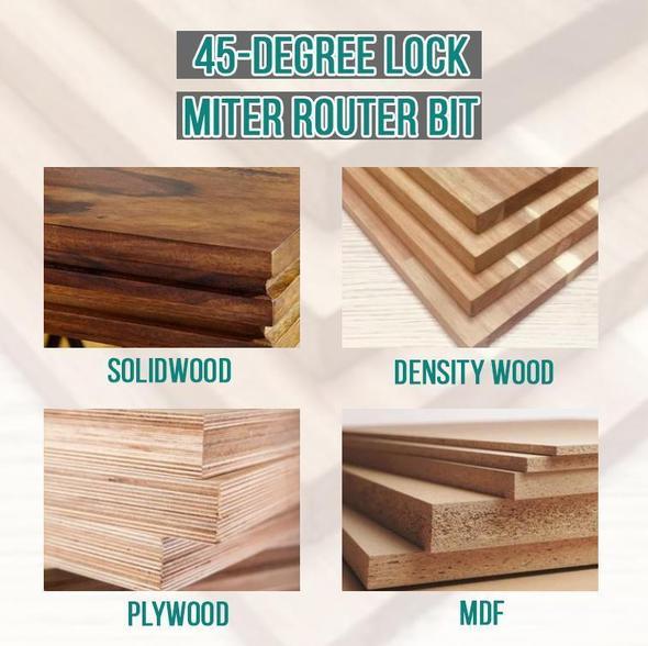 Stornfield | WoodCarver | 45° Chamfer Router Bit for Perfect Wood Joints