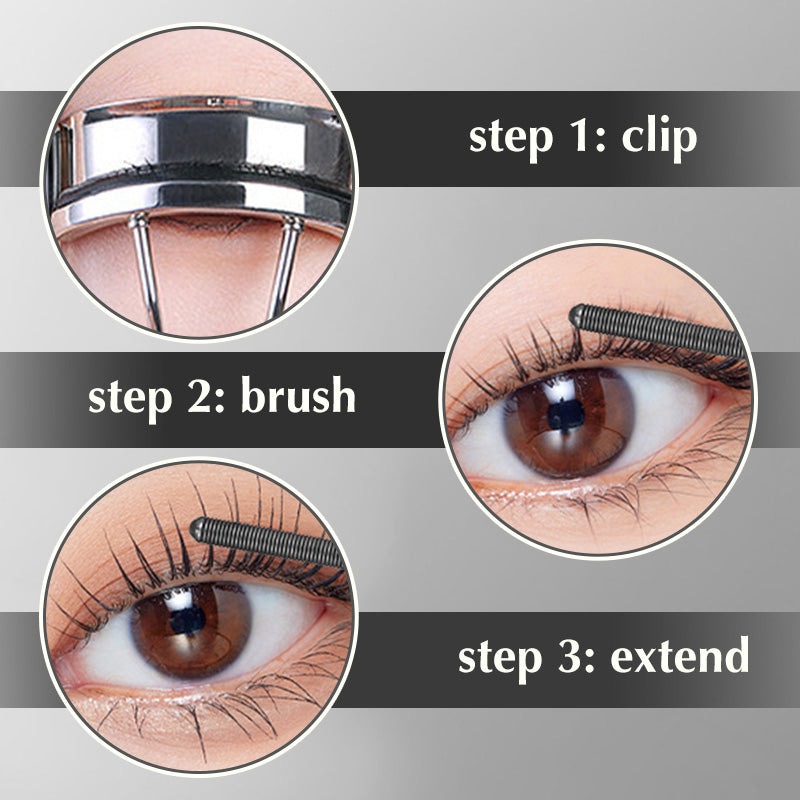 Stornfield | 3D Curling Metal Curlers Mascara - Waterproof & Long-lasting