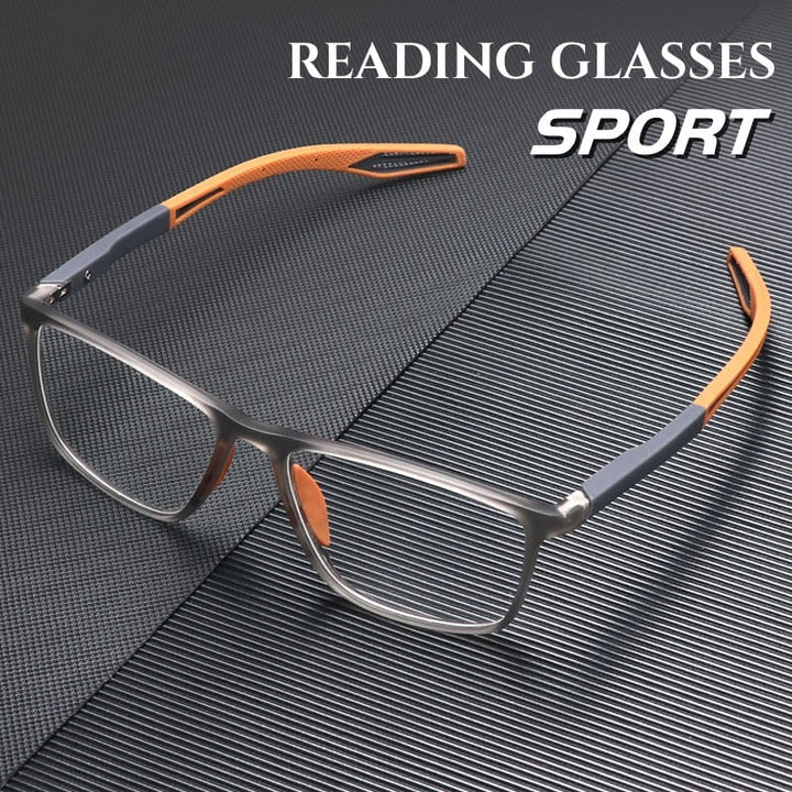 Stornfield | Sports glasses for men with ultra-light lenses against blue light and presbyopia