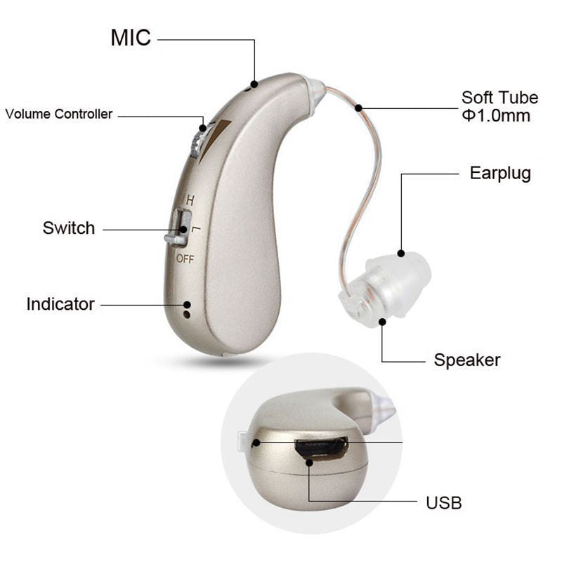 Stornfield | USB Rechargeable Bluetooth Hearing Protection Headphones for Seniors