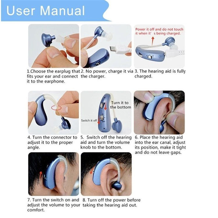 Stornfield | USB Rechargeable Bluetooth Hearing Protection Headphones for Seniors