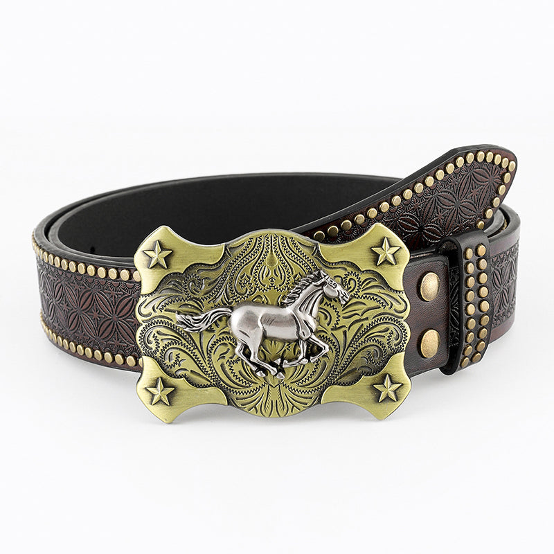 Stornfield | Ceinture de style cowboy vintage