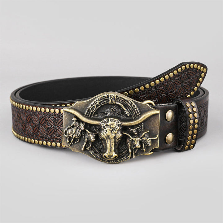 Stornfield | Ceinture de style cowboy vintage