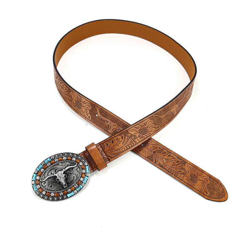 Stornfield | Ceinture de style cowboy vintage