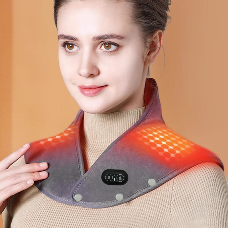 Stornfield | Electric neck and shoulder heating pad with vibration