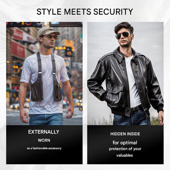 ShadowCarry Pro – Discreet Shoulder Bag for Men | Stornfield