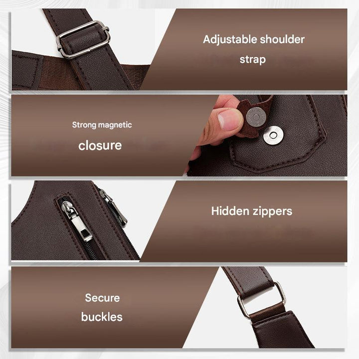 ShadowCarry Pro – Discreet Shoulder Bag for Men | Stornfield