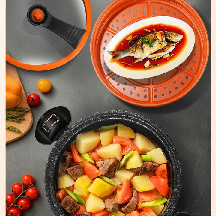 McRib Stone Micro Cooking Pot with Non-Stick Coating | Stornfield