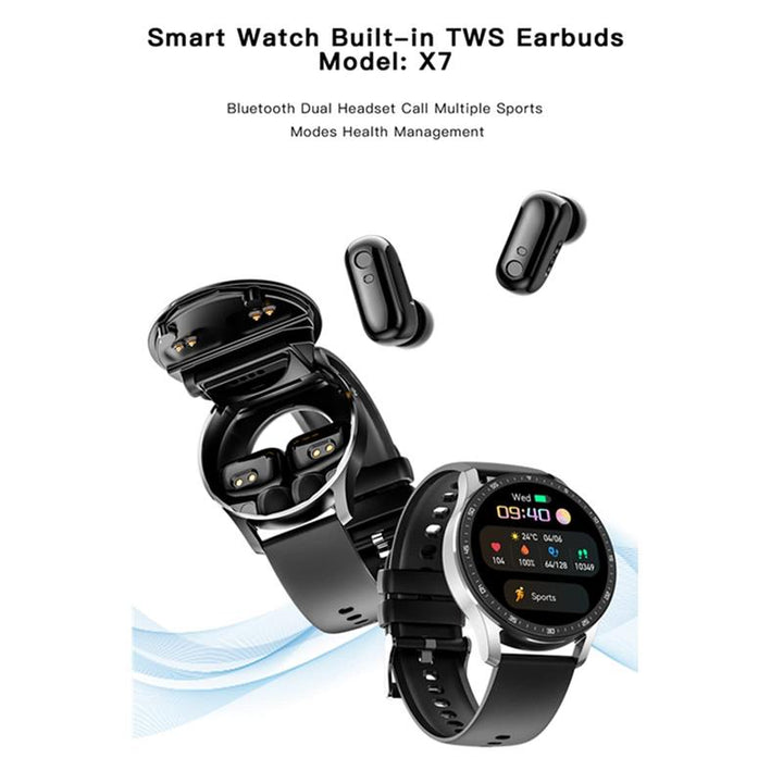 2-in-1 Smartwatch with integrated headphones | Stornfield