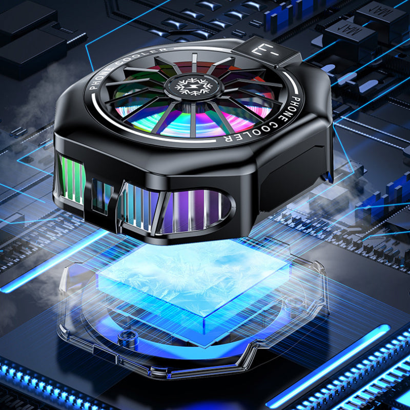 Magnetic Clip-on Phone Cooler with Semi-Conductor Cooling Chip | Stornfield