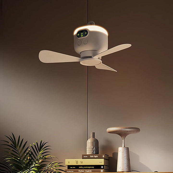 Rechargeable Ceiling Fan with LED Lights | Stornfield