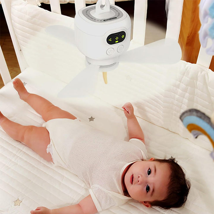 Rechargeable Ceiling Fan with LED Lights | Stornfield