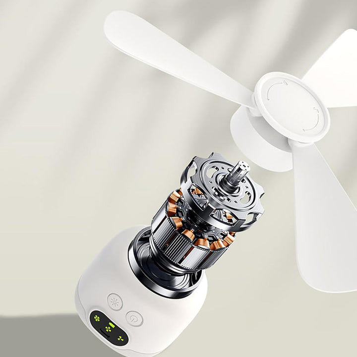 Rechargeable Ceiling Fan with LED Lights | Stornfield