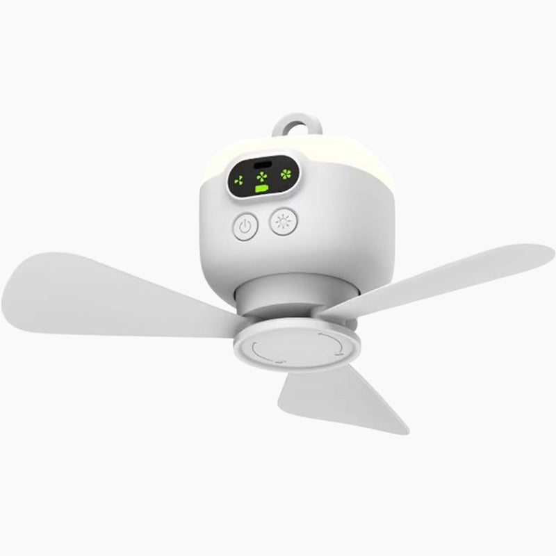 Rechargeable Ceiling Fan with LED Lights | Stornfield