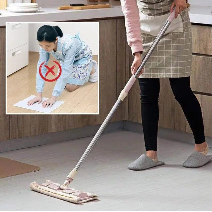 FlexiClean Floor Mop with Telescopic Handle & Microfiber | Stornfield