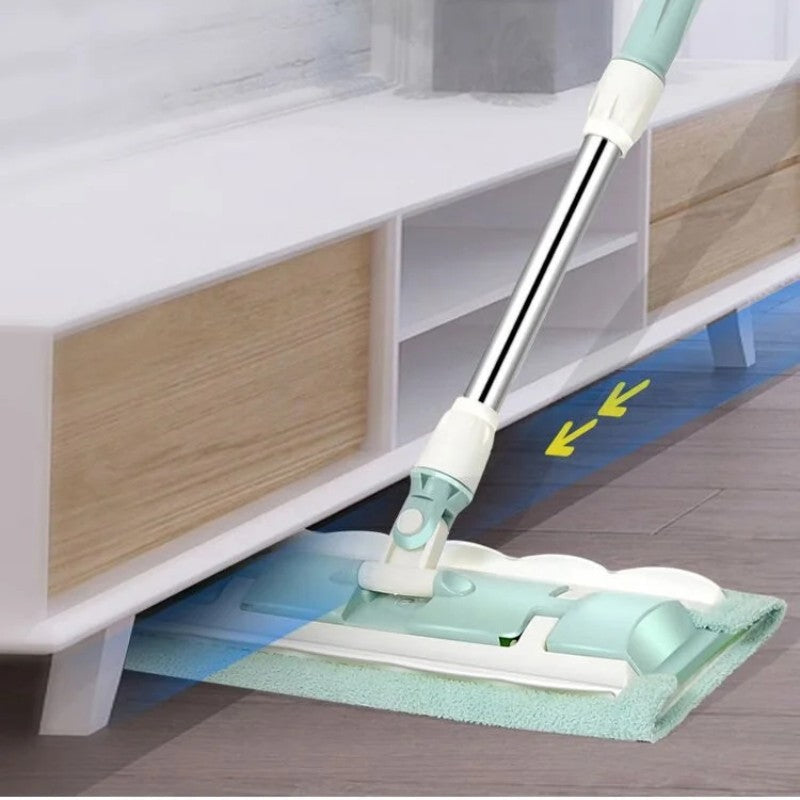 FlexiClean Floor Mop with Telescopic Handle & Microfiber | Stornfield