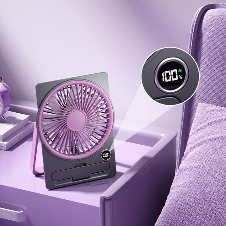 Ultrathin, rechargeable mini fan with USB port | Stornfield