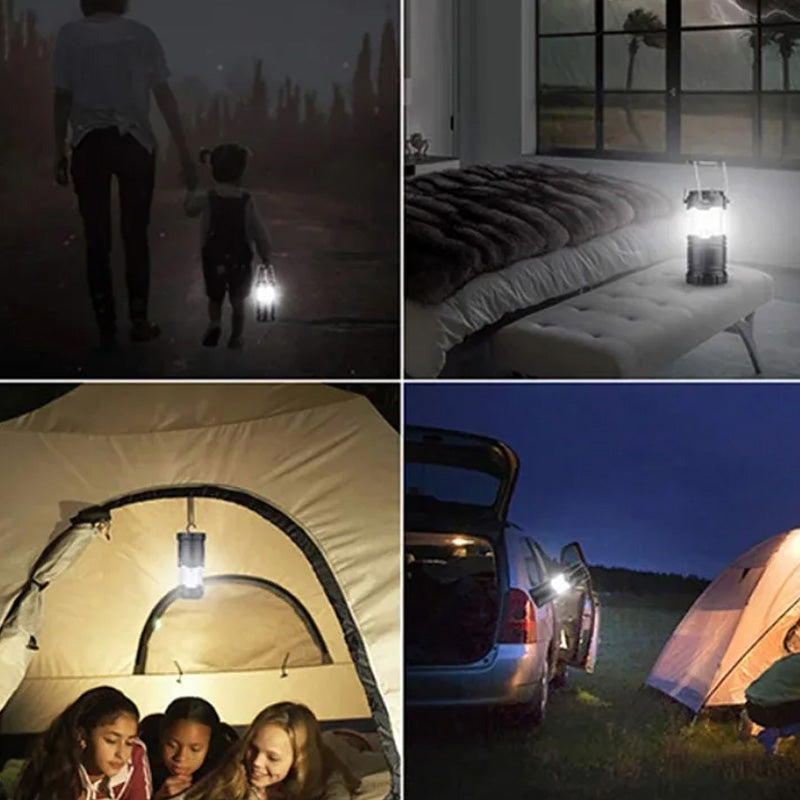 Solar LED Strong Light Outdoor Fan Lantern | Stornfield