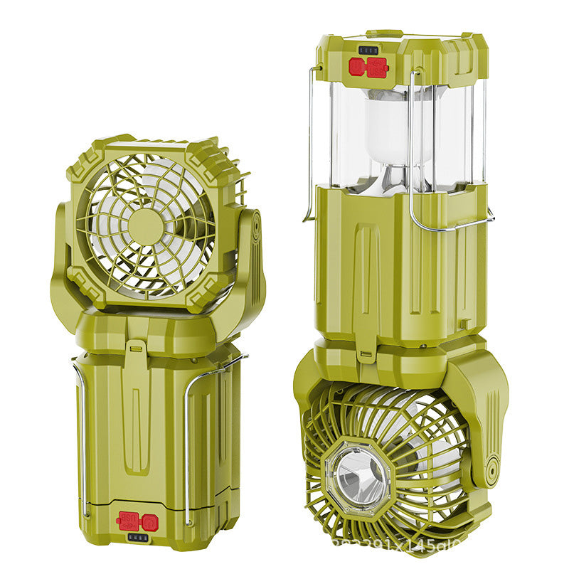 Solar LED Strong Light Outdoor Fan Lantern | Stornfield