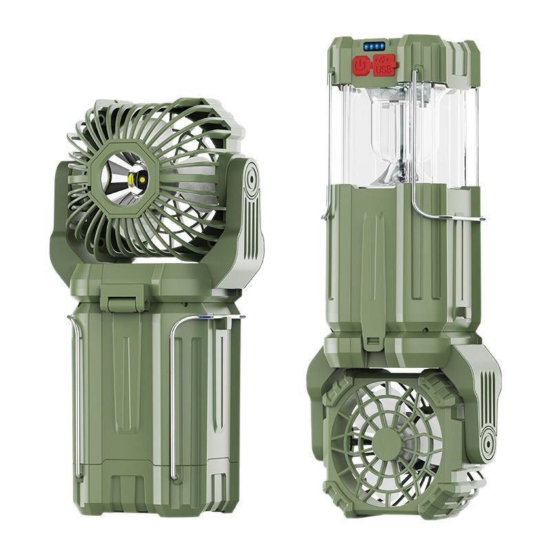 Solar LED Strong Light Outdoor Fan Lantern | Stornfield