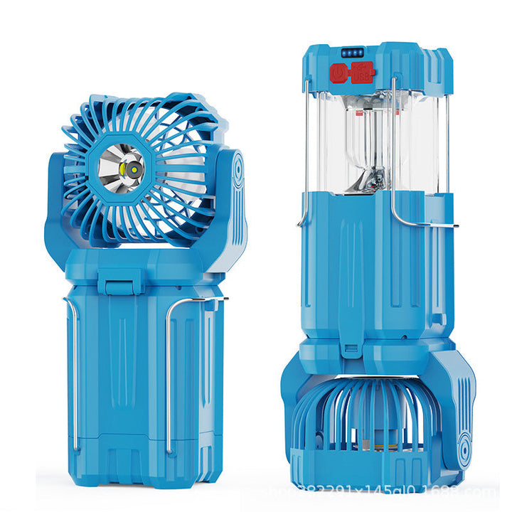 Solar LED Strong Light Outdoor Fan Lantern | Stornfield