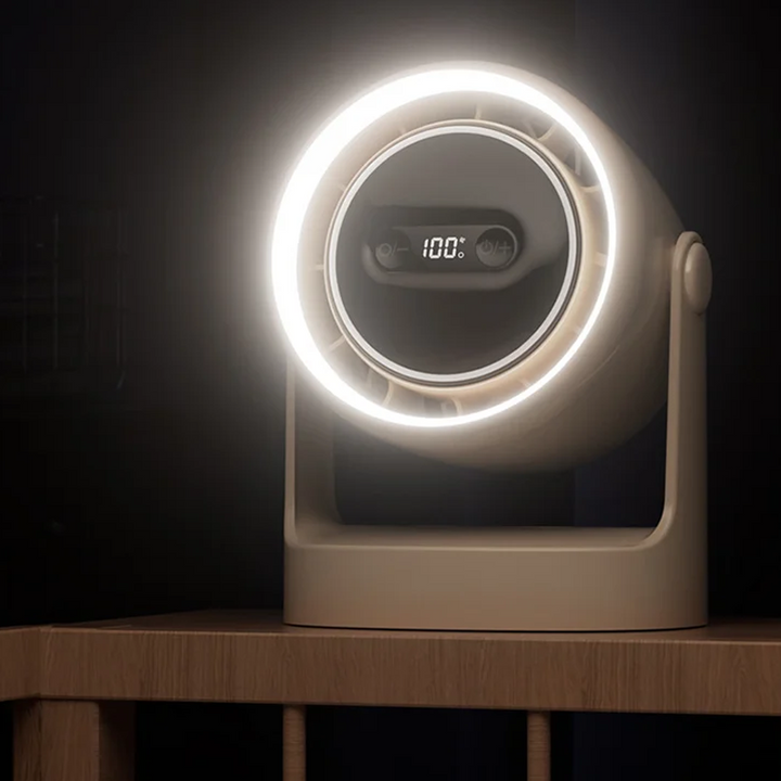 3-in-1 LED Light & Built-in Aromatherapy Diffuser Silent Mini Fan | Stornfield
