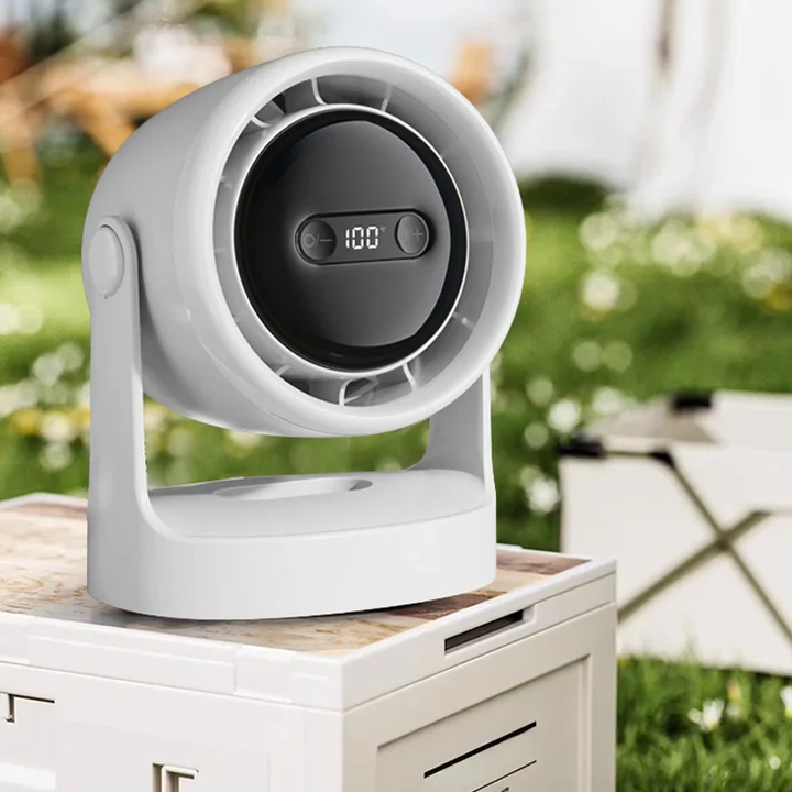 3-in-1 LED Light & Built-in Aromatherapy Diffuser Silent Mini Fan | Stornfield