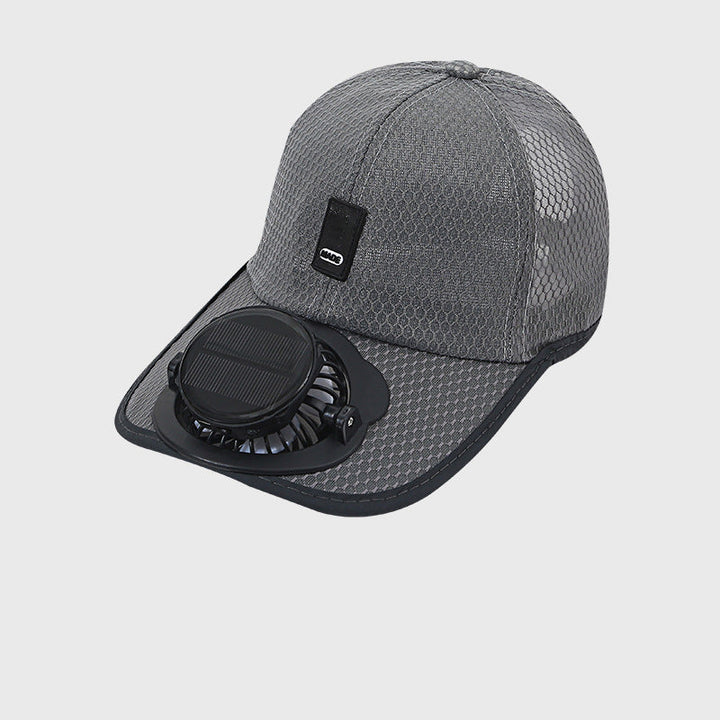 Breathable Baseball Cap with Solar Fan | Stornfield