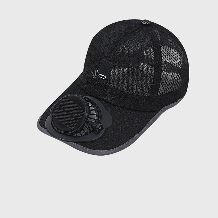 Breathable Baseball Cap with Solar Fan | Stornfield
