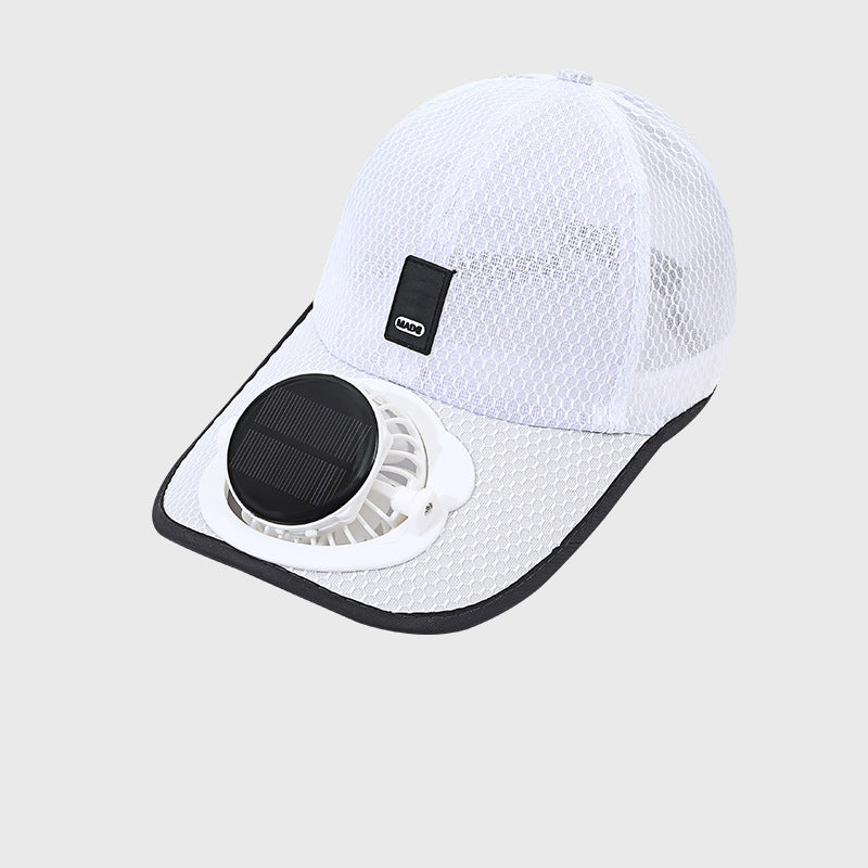 Breathable Baseball Cap with Solar Fan | Stornfield