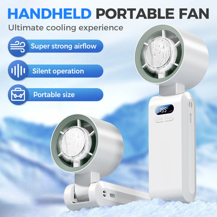 Personal Misting Fan for Outdoor Sports, Travel & Gym | Rechargeable, 3 Speeds, Instant Cooling Relief | Stornfield