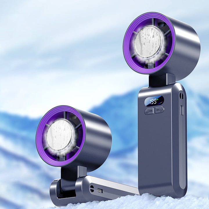 Personal Misting Fan for Outdoor Sports, Travel & Gym | Rechargeable, 3 Speeds, Instant Cooling Relief | Stornfield