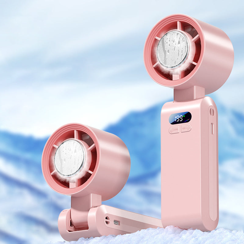 Personal Misting Fan for Outdoor Sports, Travel & Gym | Rechargeable, 3 Speeds, Instant Cooling Relief | Stornfield