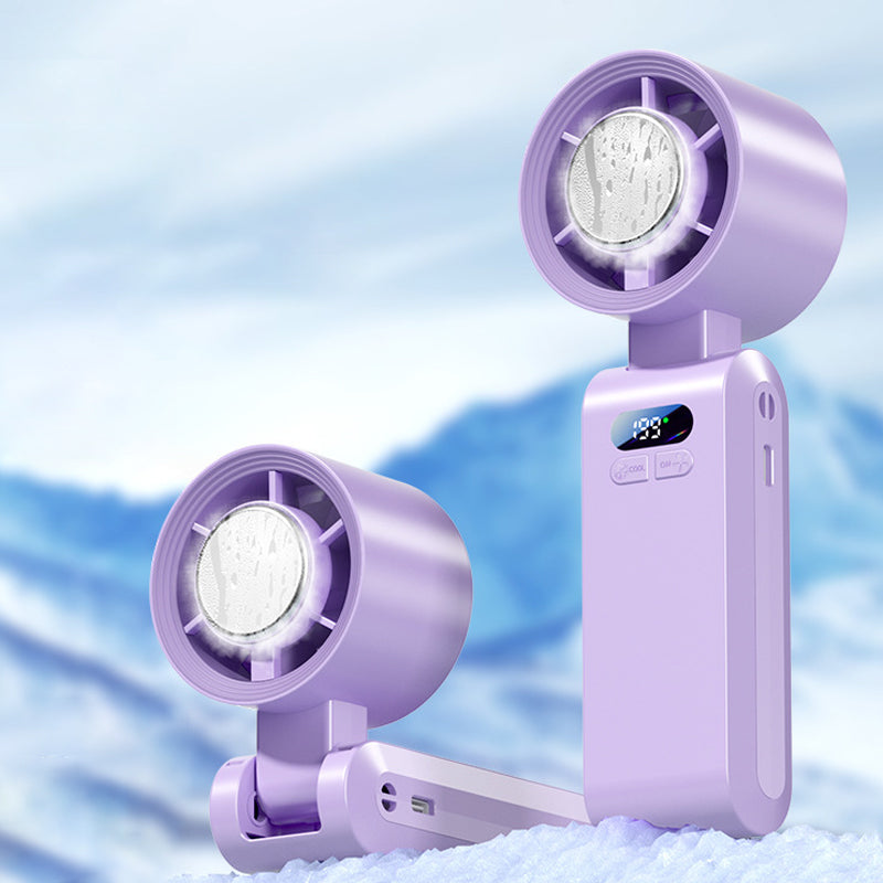 Personal Misting Fan for Outdoor Sports, Travel & Gym | Rechargeable, 3 Speeds, Instant Cooling Relief | Stornfield