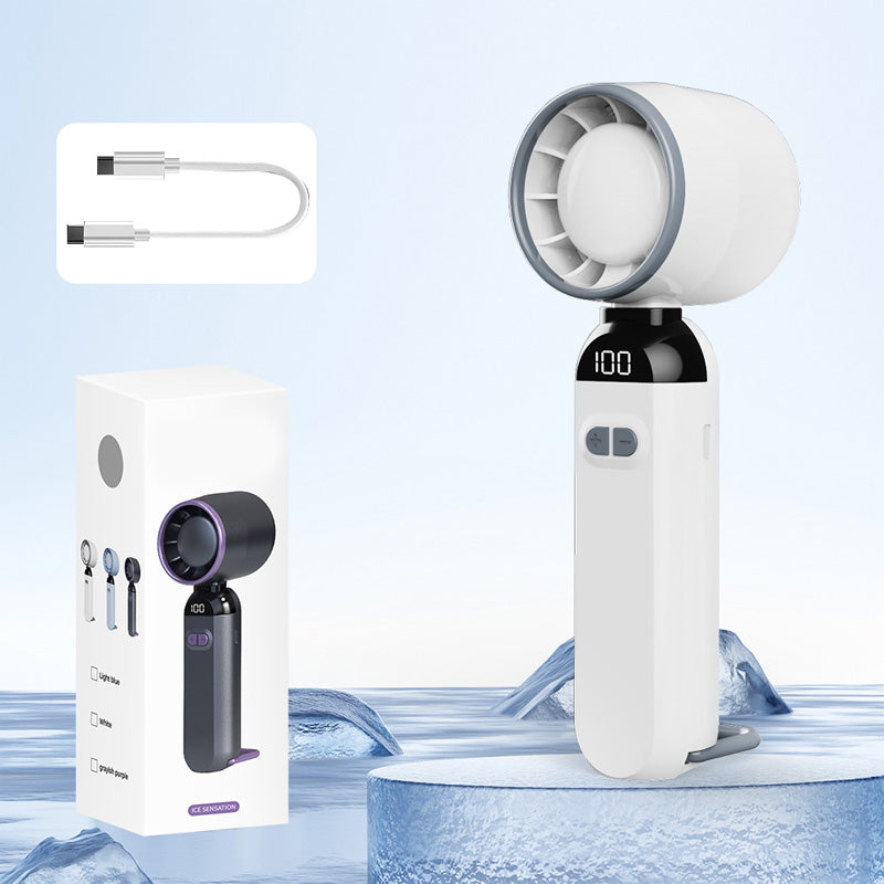 Portable Handheld Turbo Fan – Super Powerful Breeze, Ultra-Light & Perfect for Travel  | Stornfield