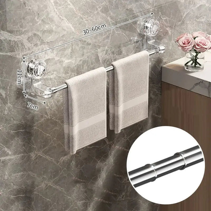 FlexiGrip Towel Holder — Unleash your space freedom with stylish organization without drill holes! | Stornfield