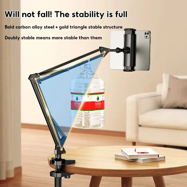 Stornfield | Hidden phone holder for bedside table, retractable