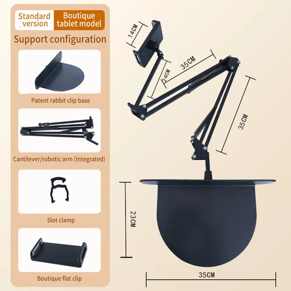 Stornfield | Hidden phone holder for bedside table, retractable