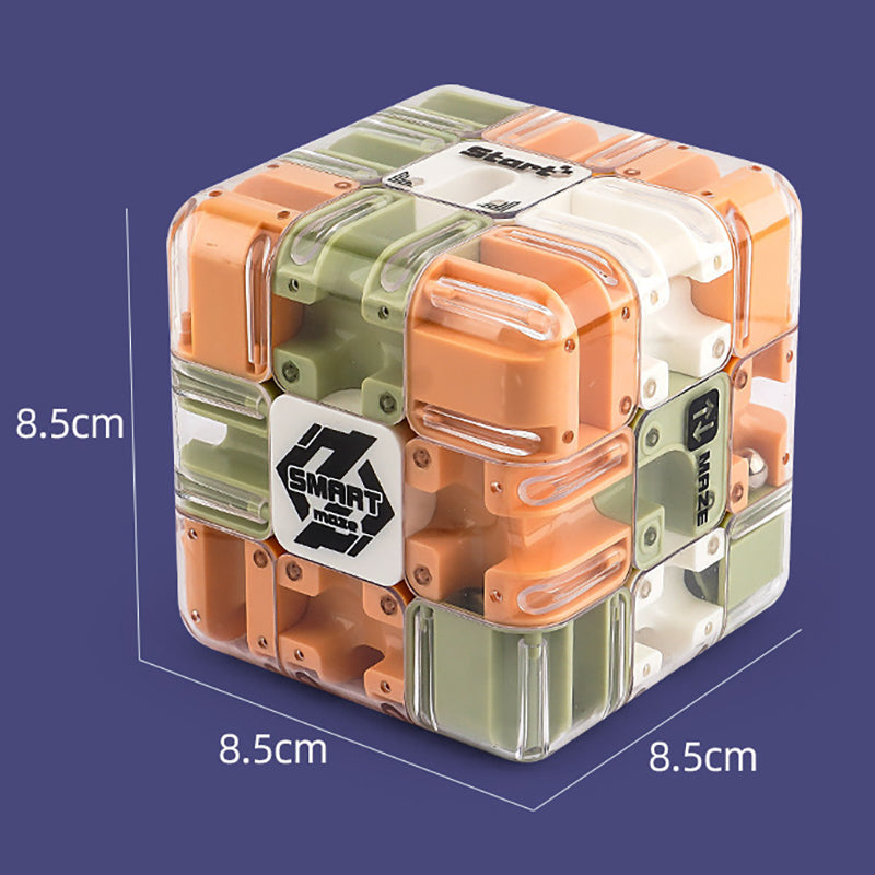 3D labyrinth cube with metal ball | Stornfield