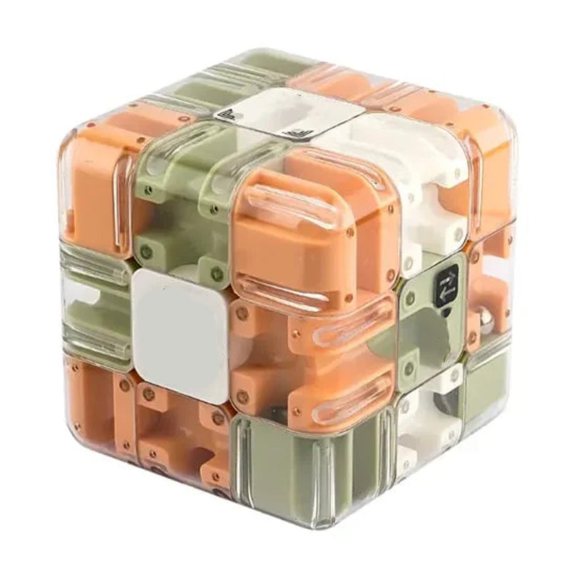 3D labyrinth cube with metal ball | Stornfield
