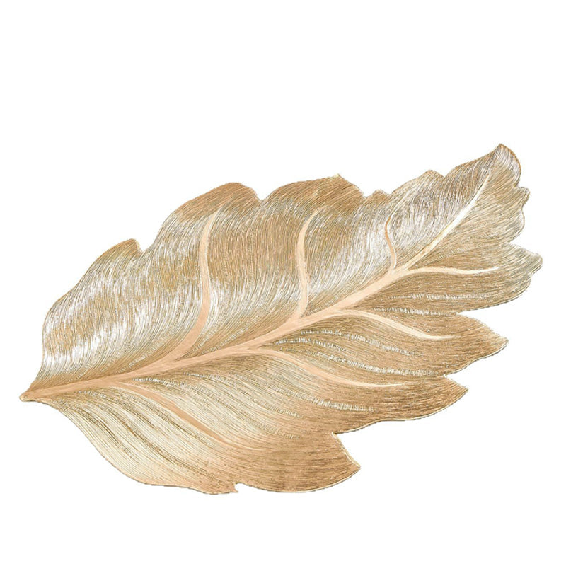 Gold Leaf Luxury Placemat – 3D Elegant Table Mat made of PVC | Stornfield