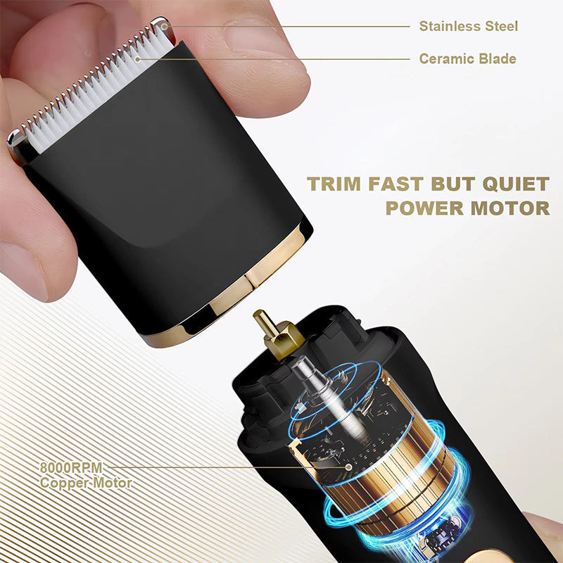3-in-1 Electric Beard Trimmer with Charging Station | Stornfield