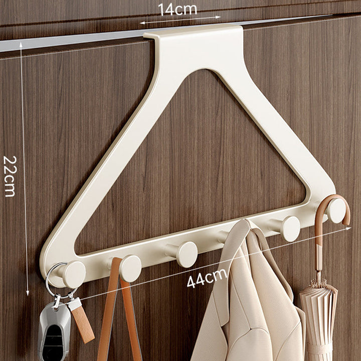 ClariHold Door Hook Rack — More space and organization, completely without drilling stress or door damage | Stornfield